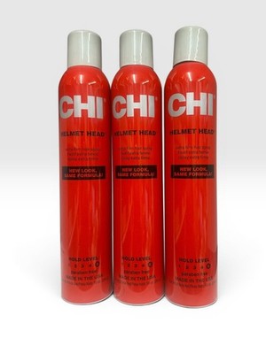 CHI Helmet Head Extra Firm Hair Spray 10 oz HOLD 5- NEW LOT OF 3 new