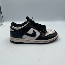 Nike Dunk Low Retro CW1590-100 Unisex Kids 3.5Y Basketball Shoes Black Sneakers