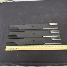 3 GENUINE HUSTLER 54" MOWER BLADES 601124