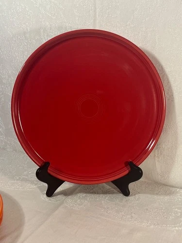 Fiestaware ~ Fiesta ~ Scarlet ~  12" Pizza Tray ~ Cookie Tray ~ New 2nd