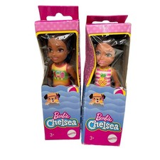 Barbie New Club Chelsea Doll Beach - Lot of 3 Dolls in Swim Suits