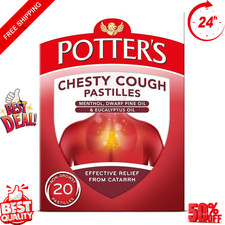 Potter's Chesty Cough Pastilles, Non-Drowsy, 20 Pastilles