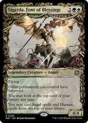 Sigarda, Font of Blessings Halo Foil NM/PACK-FRESH *Slye's Magic Shoppe*