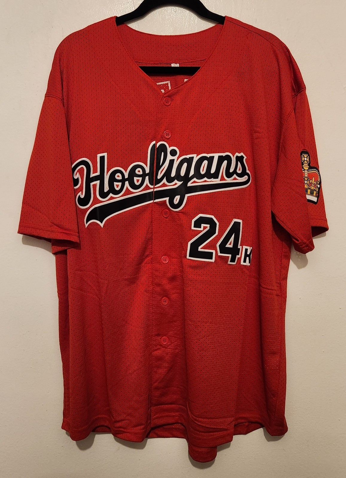 Hooligans Baseball Jersey 24K Magic Tour Merch