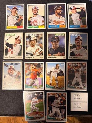 Baltimore Orioles 2024 Topps Archives Base Team Set Henderson Cowser Holliday RC