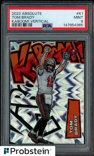 2022 Panini Absolute KABOOM! #K1 Tom Brady Buccaneers SSP CASE HIT PSA 9