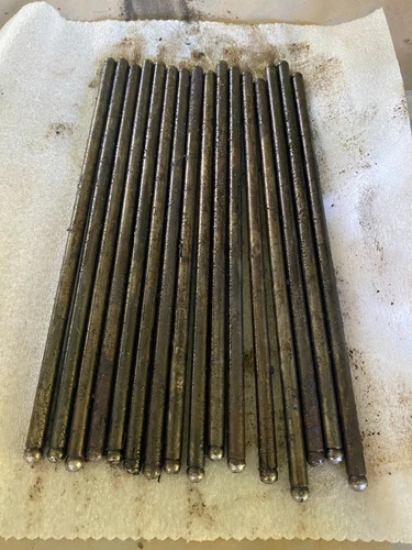 1978 Ford Truck 351M V8 engine motor push rod set CORE VERY VERY DIRTY & OILY