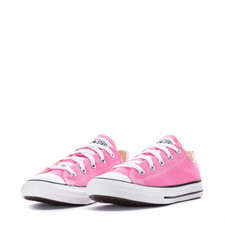 CONVERSE ALL STAR CHUCK TAYLOR OX CANVAS CASUAL YOUTH SHOES SIZE 2.5 PINK/W NEW