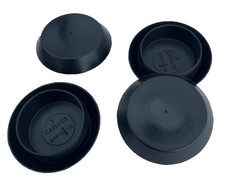 4 Genuine New CAPLUGS Brand Flexible 1-1/8" Black Plastic Hole Plugs BPF-1 1/8-6