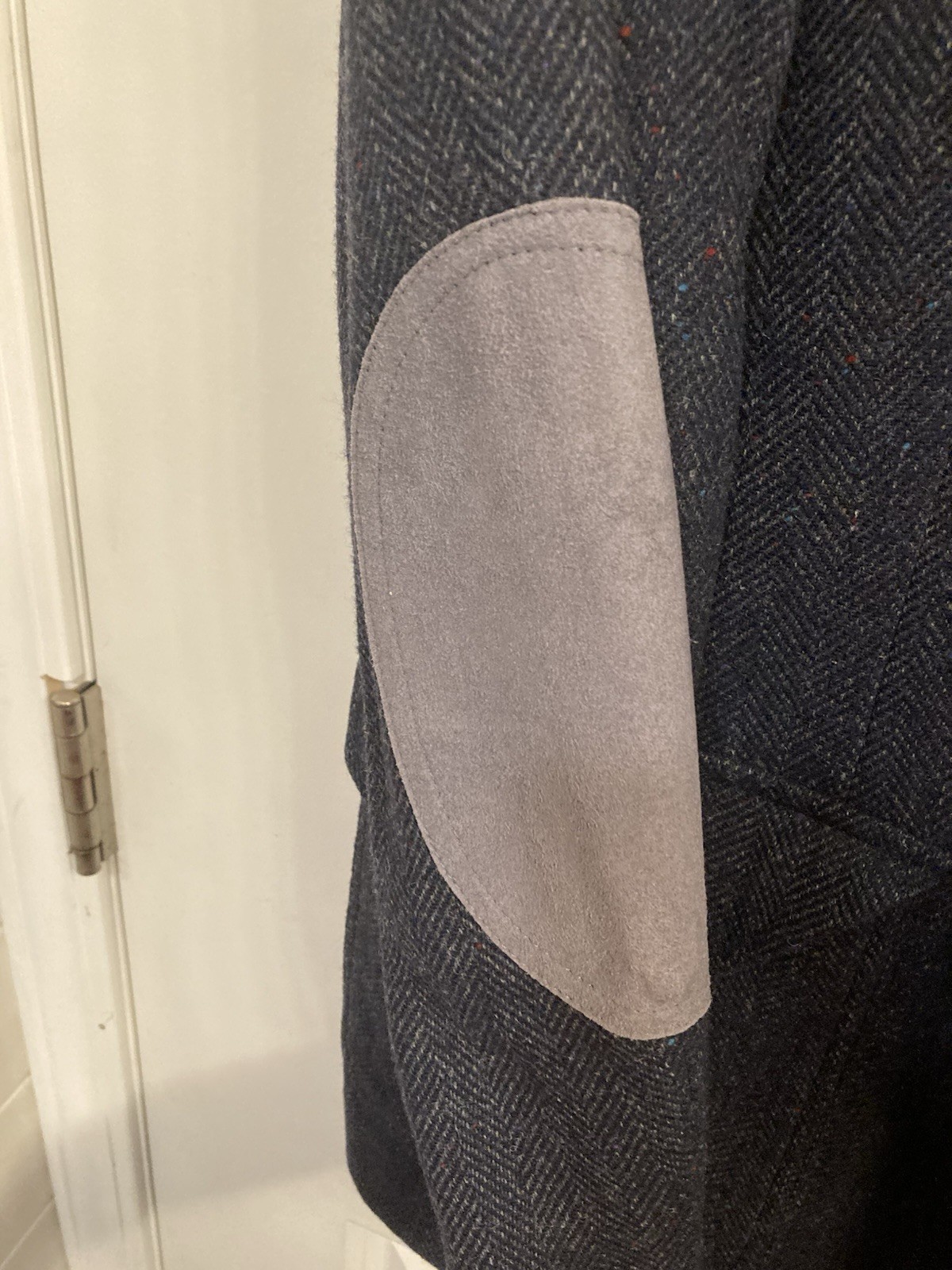 pendleton men’s blue/gray suit jacket 100% virgin… - image 5