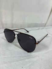 QUAY High Key Mini Rimless Tortoise Aviator Sunglasses 126 READ