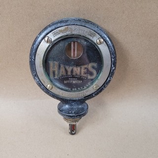 1910s 1920s HAYNES AMERICA'S FIRST CAR BOYCE MOTOMETER Radiator Gauge Badge