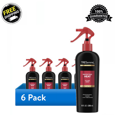 (6 pack) Tresemme Styling Hairspray Protecting Heat and Frizz Control, 8 Fl oz