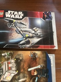 Vintage LEGO Star Wars Instruction Manual Lot 7133 7655 7656 8093 PLO KOON