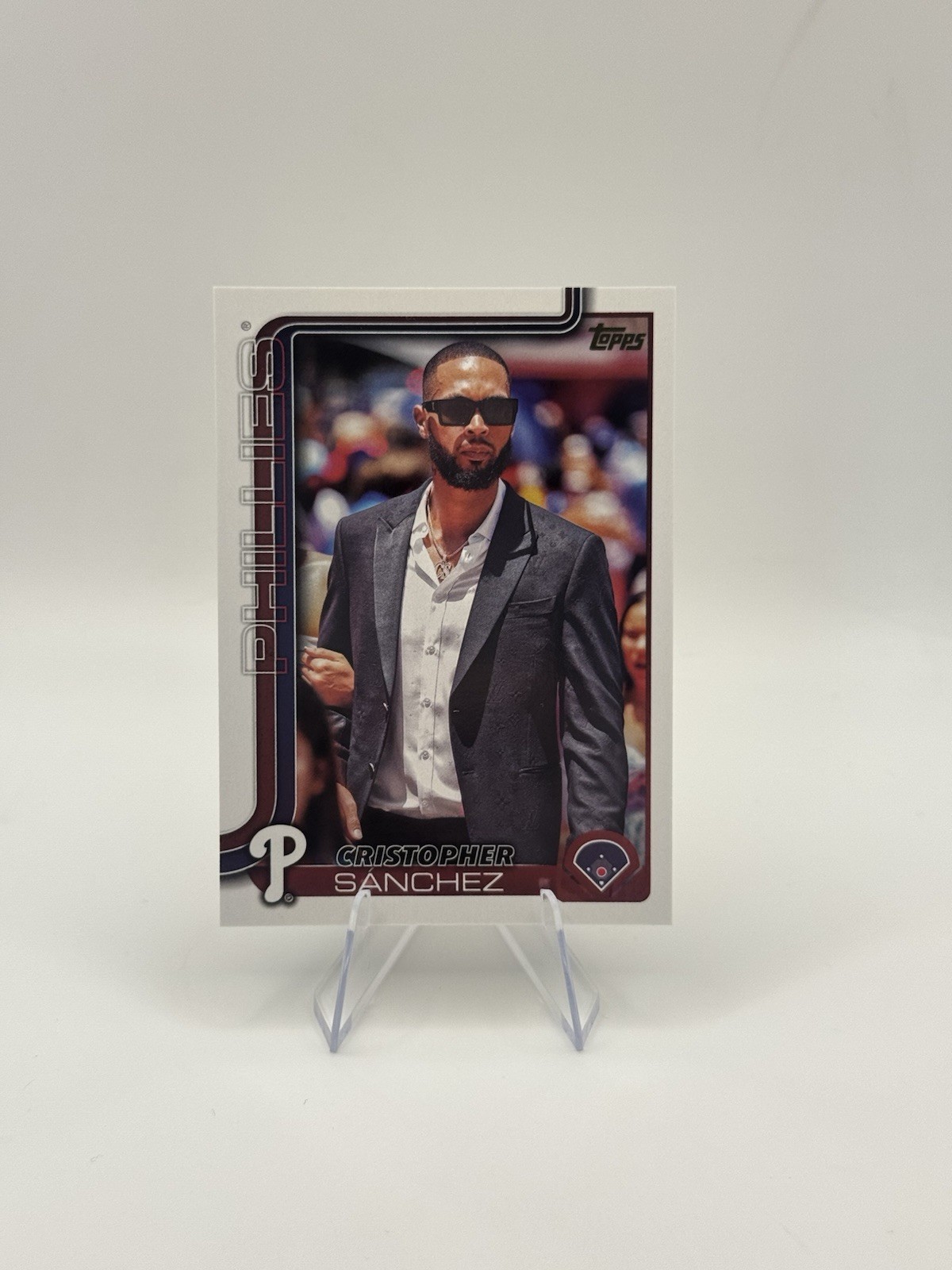 2025 Topps Series 1 Cristopher Sanchez Golden Mirror SP #109 Phillies