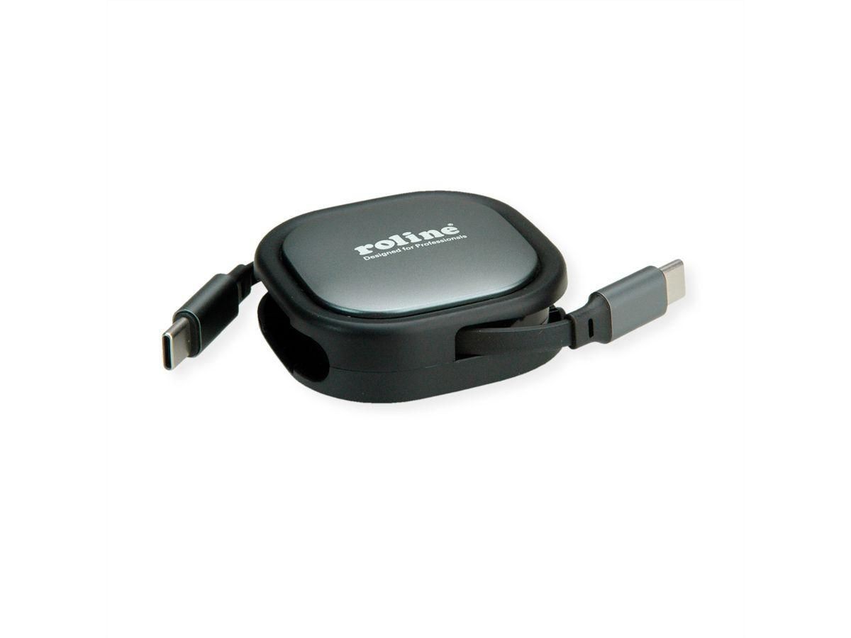 Roline Black/Grey 11.02.8420 Usb Cable Usb 2.0 1.2 M Usb C - Image 2