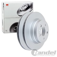 2X NK Bremsscheiben 320Mm BelÜFtet Hinten Passend FÜR BMW X5 X6 | 311583