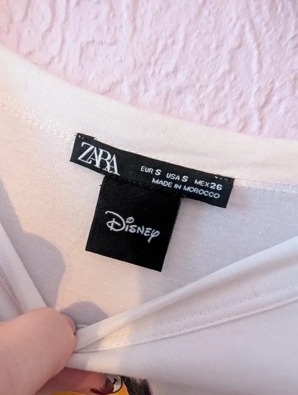 ZARA X Disney Mickey Mouse Oversized T-Shirt Size S image 3