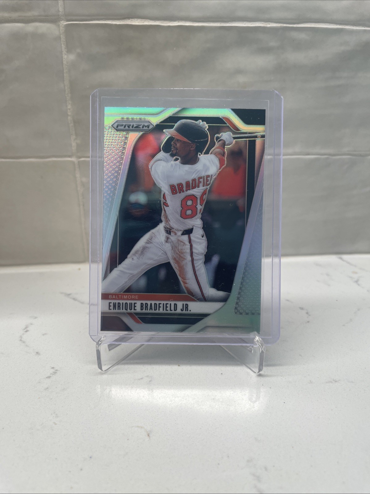 2025 Panini Prizm Enrique Bradfield, Enrique Bradfield #192 Silver Prizm view 1