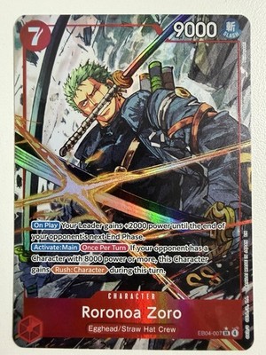 Roronoa Zoro EB04-007 V.2 Alternate Art Englisch One Piece TCG Bandai