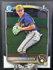2025 Bowman Chrome - Prospects #BCP-176 - Cristopher Acosta - Milwaukee Brewers