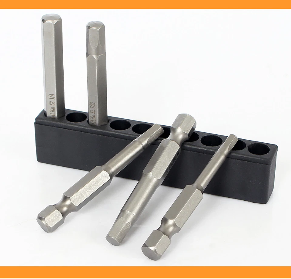 1/4" Hex Magnetic Hex Key with Quick-Change, S2 Steel - Allen Drill Bit Wrenches - Image 4 of 4