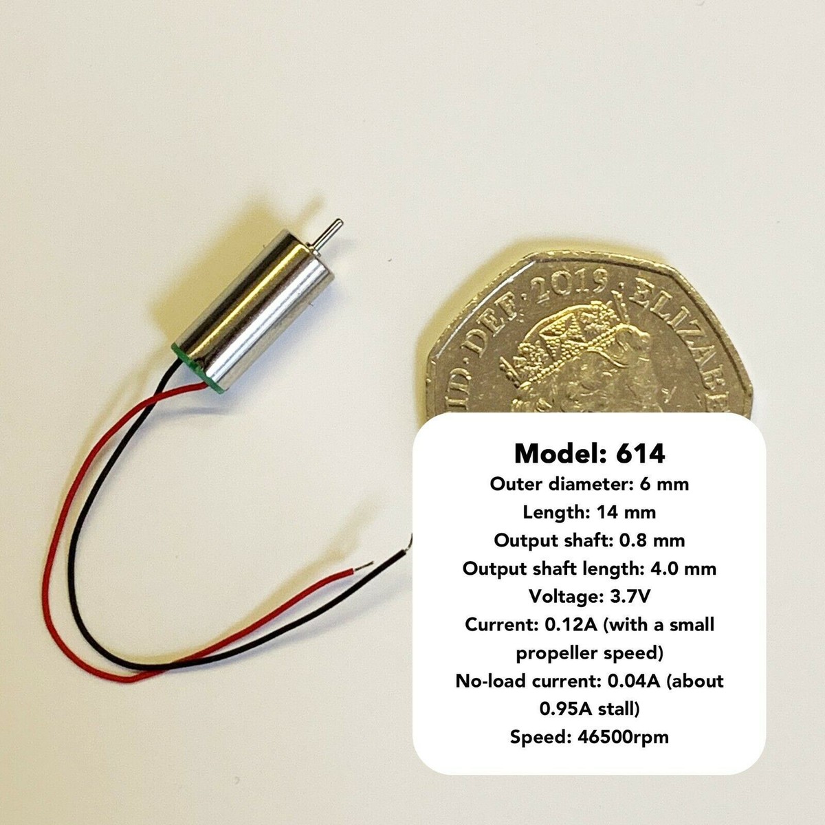 DC 3V 3.7V Mini Coreless Motor 408 412 610 612 615 716 720 816 8520 8523 1020 Motore A Tazza Cava Ad Alta Velocit&agrave; 1Pcs (Size : 0408 B