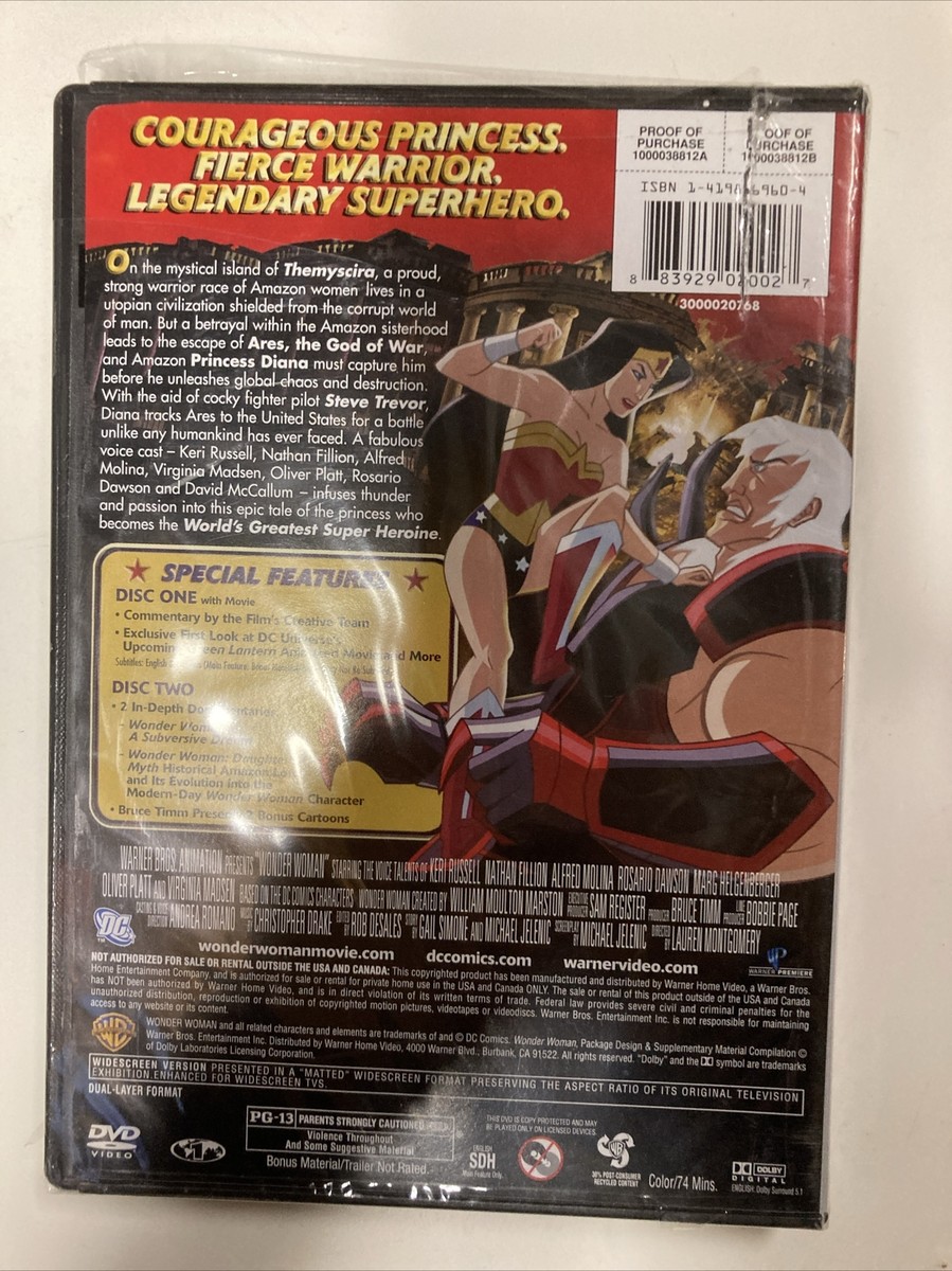 Wonder Woman (DVD, 2009, 2-Disc Set, Special Edition) 883929020027