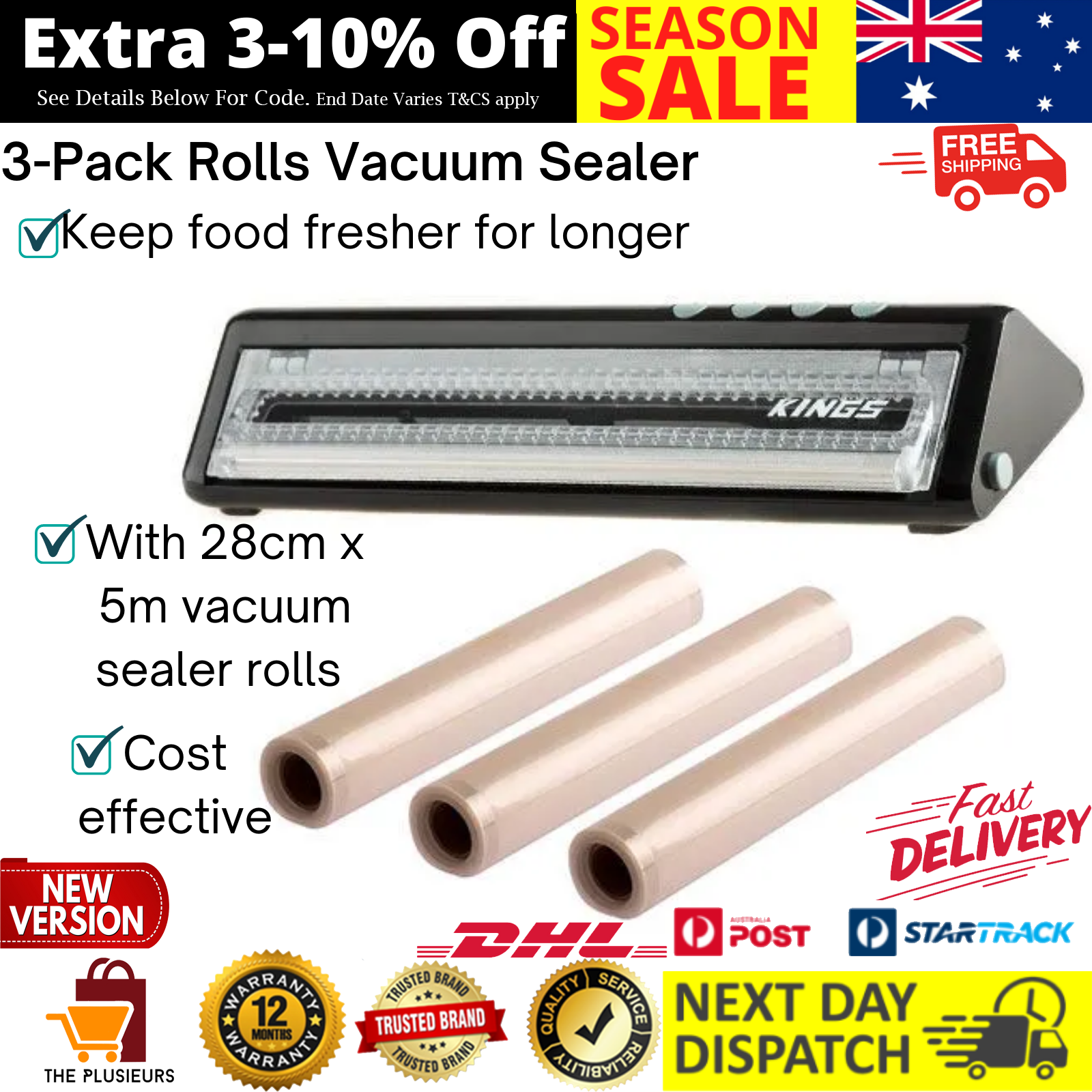 how to use a kings vacuum sealer