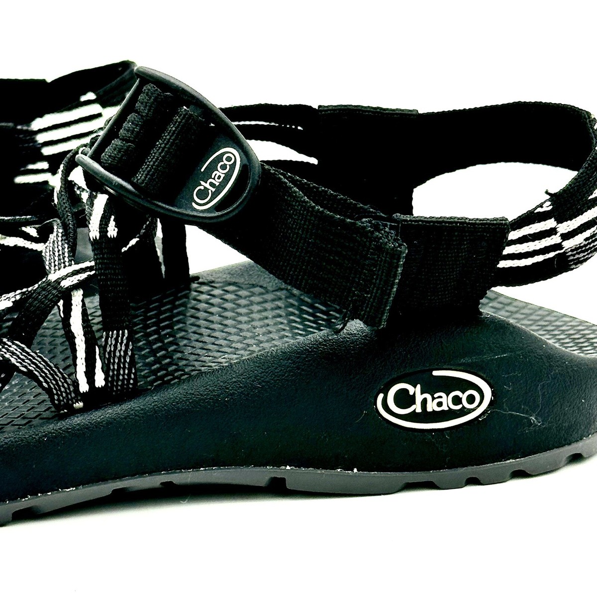 Chaco Women's Sz 6.5 Classic ZX3 Scatter Black & White Sport Chaco Women's Sz 6.5 Classic ZX3 Scatter Black & White Sport