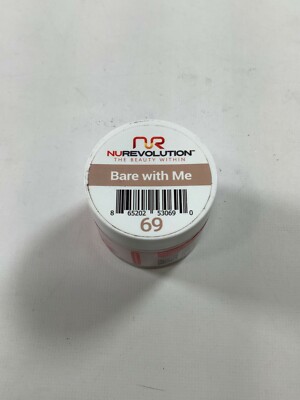 NuRevolution 69 Bare With Me Dipping Powder 2 oz NEW!