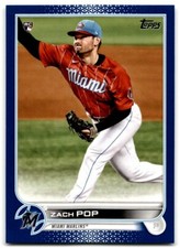 2022 Topps Royal Blue #108 Zach Pop - Miami Marlins