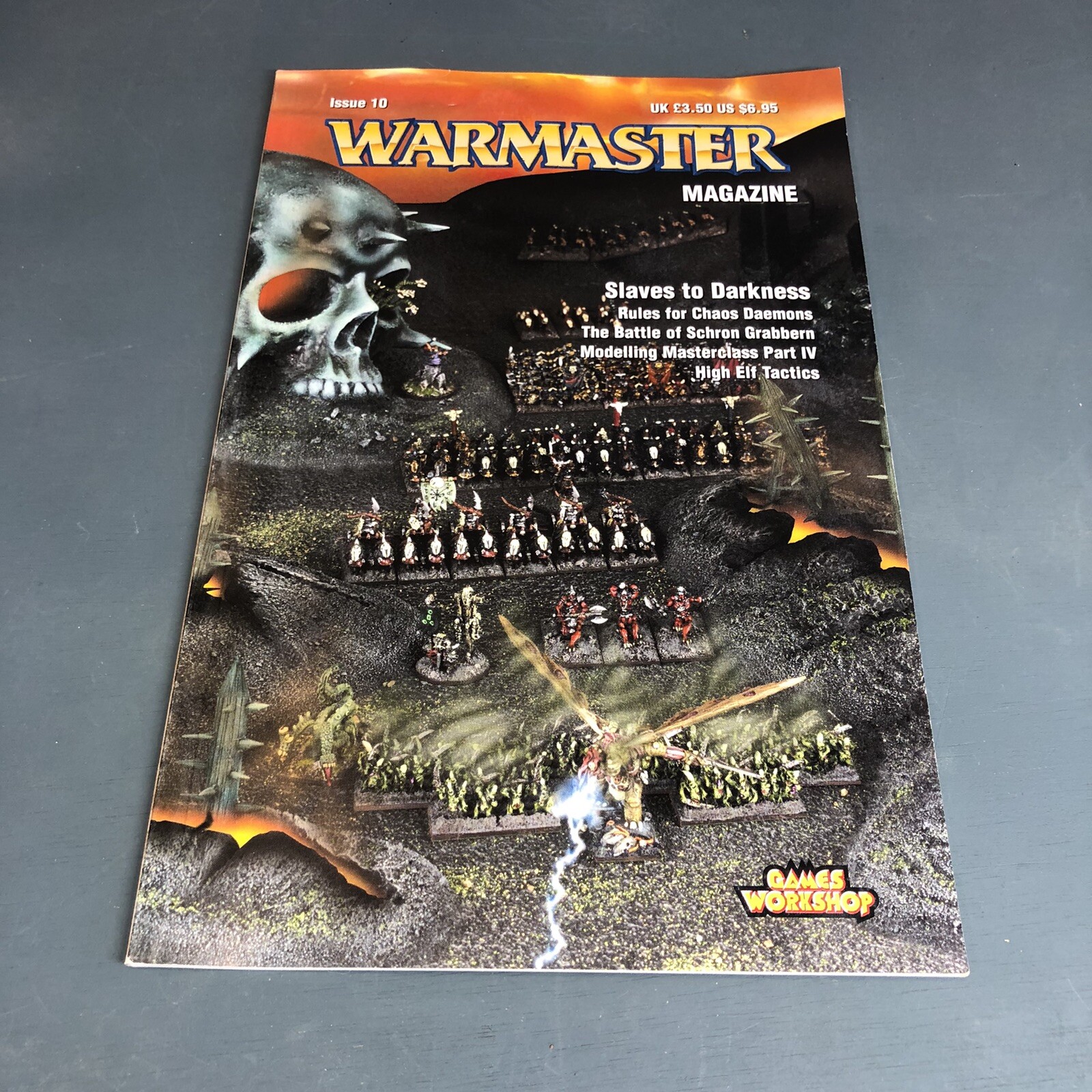 Warmaster Magazine Issue 10 RARE OOP Good Condition Game Book Games
