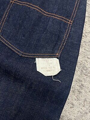 Vtg 1940s 1950s BLUE BELL Wrangler Side Zip Jeans Ladies Vtg 1940s 1950s BLUE BELL Wrangler Side Zip Jeans Ladies