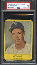 1954 STAHL-MEYER FRANKS GIL MCDOUGALD PSA PR 1 New York Yankees 