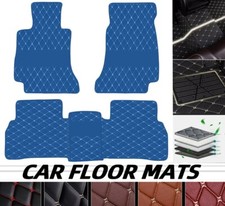 Cubierta Para Carro Alfombras Autos Tapetes De Cuero Pu Personalizadas Negro Cubierta Para Carro Alfombras Autos Tapetes De Cuero Pu Personalizadas Negro