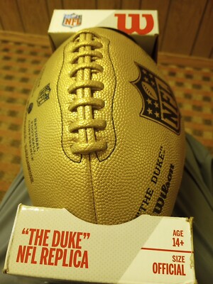 Wilson The Duke Golden Football