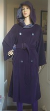 Jean Paul Gaultier Ladies Hooded Angora And Virgin Wool Oversize Coat. Size S/m