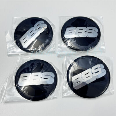 4 Pcs 65mm Felgendeckel Silikon Emblem Wheel Stickers Badges Aufkleber Für BBS