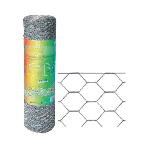 Sidex rotolo rete tripla torsione zincato cm h 200x50 mt maglia 25x3 mm recinto - Foto 1 di 2