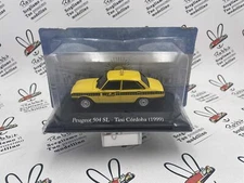 Die Cast " Peugeot 504 Sl Taxi Cordoba (1999) " Vehiculos Servicios 1/43