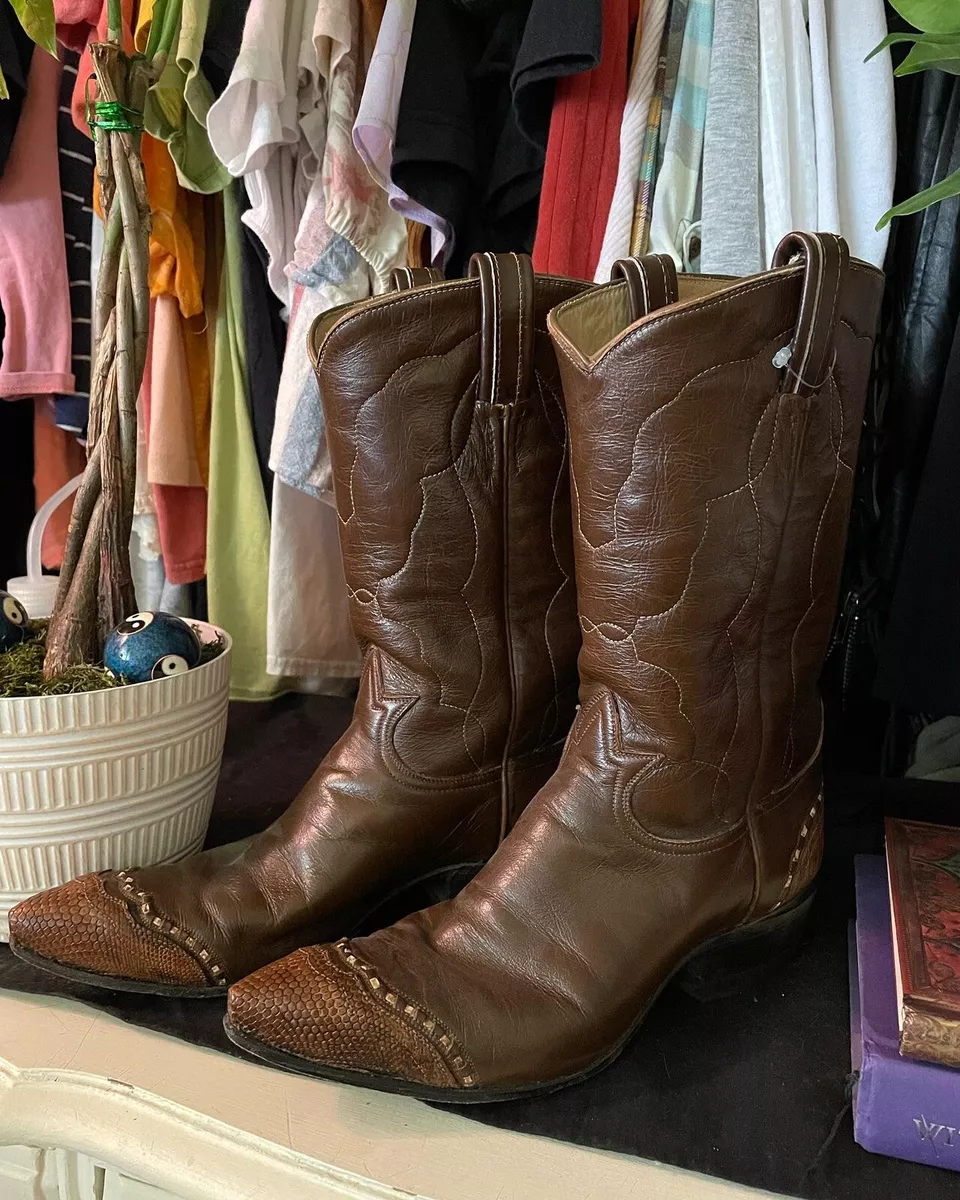 Vintage 1960's Cowboy Boots TONY LAMA WOMEN'S WESTERN