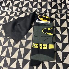 Batman - Socks with a Cape - One Pair Mens Crew Socks - Bioworld DC Comics new