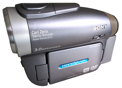 Sony® DCR-DVD403 Mini DVD Camcorder Video Camera Recorder Kit Carl Zeiss  Lens