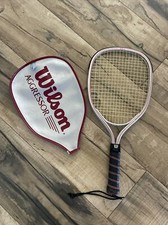 Vintage Wilson Aggressor Racquetball Racket Grip Size 3 7/8 Genuine Leather