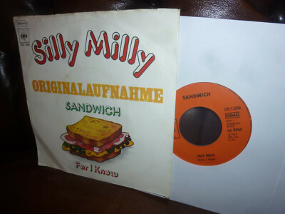 Sandwich, Silly Milly, For I Know (= BLÄCK FÖÖSS ) CBS 2456 Single, 7'' 1971 RARE