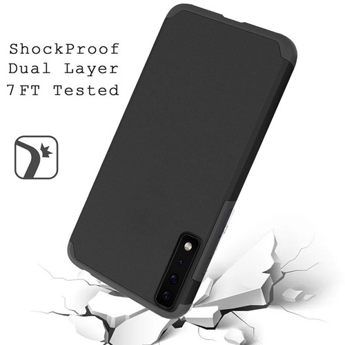 Funda rígida TPU para PC de doble capa híbrida resistente delgada 2 en 1 Smart Debut para Cricket - Imagen 10 de 55