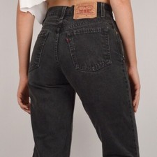 Levi  s vintage 90s 512 slim tapered black jeans 11 juniors