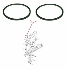 2x CD LOADING Rubber Square Belt For Sony COMPACT DISC DECK RECEIVER