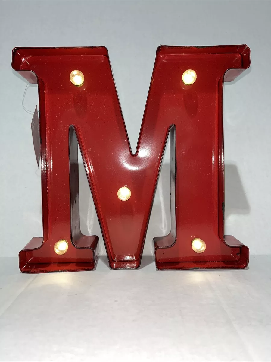 Light up letter wall decor deals